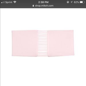 Light pink Mikoh bikini top NEW